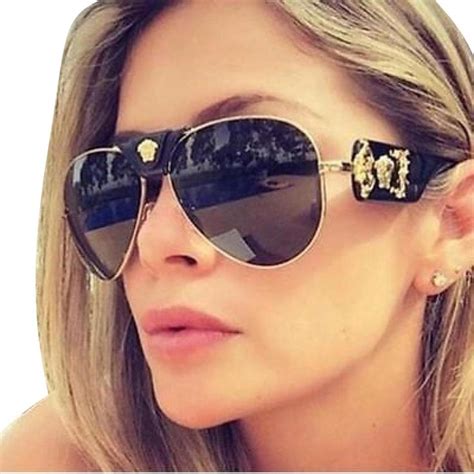 hautelook versace aviator sunglasses|Women's Versace Aviator Sunglasses .